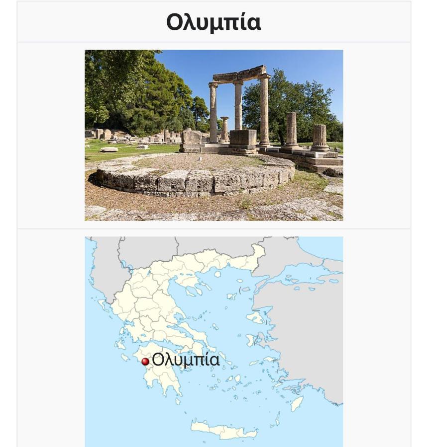 Villa Olympia Skafidia Exterior foto